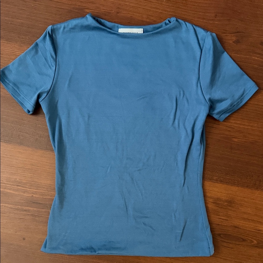 Soft short sleeve top